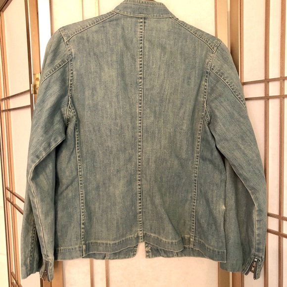 ISDA & Co zip up jean jacket - Picture 3 of 4